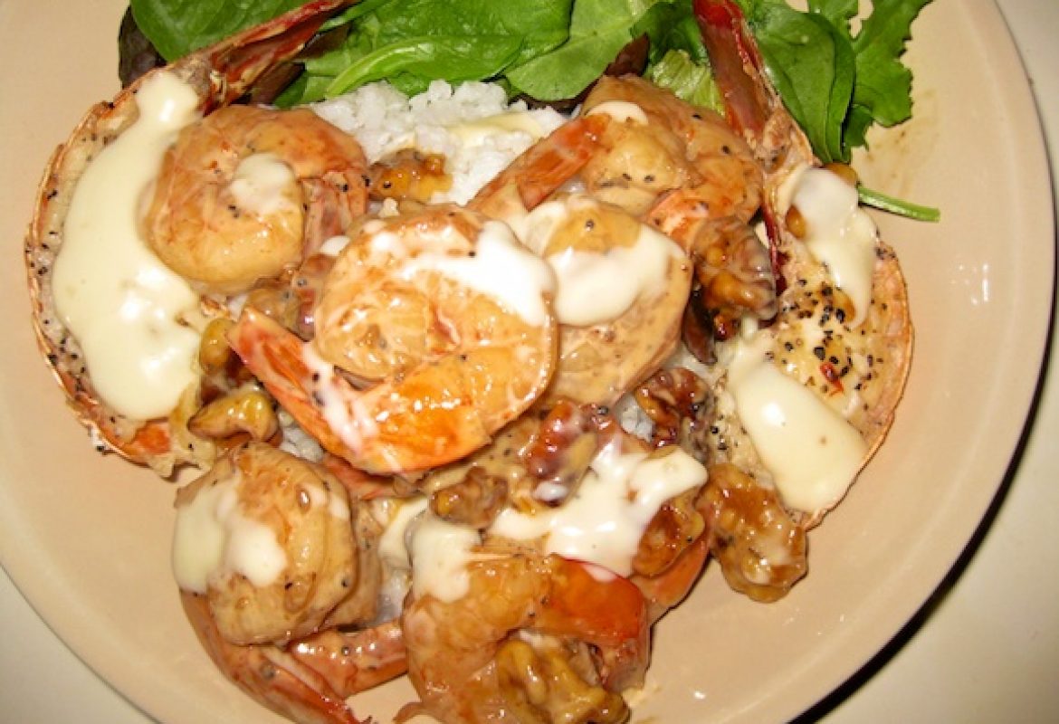 gluten free honey walnut shrimp
